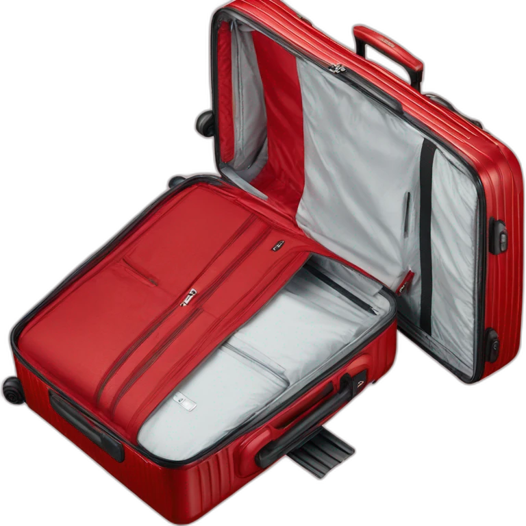 Essential Cabin luggage Red rimowa emoji