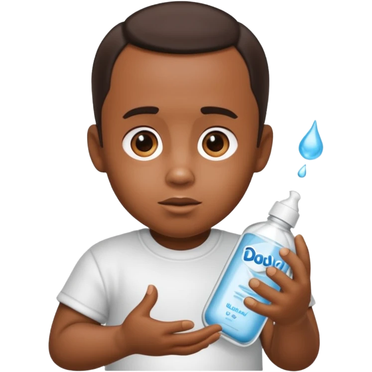 Diddy giving a baby baby oil emoji