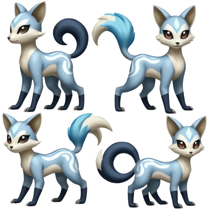 Genet-Absol-Zeraora-Meloetta-fusion-creature  emoji