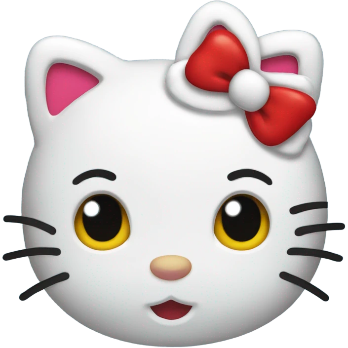Christmas hello kitty emoji