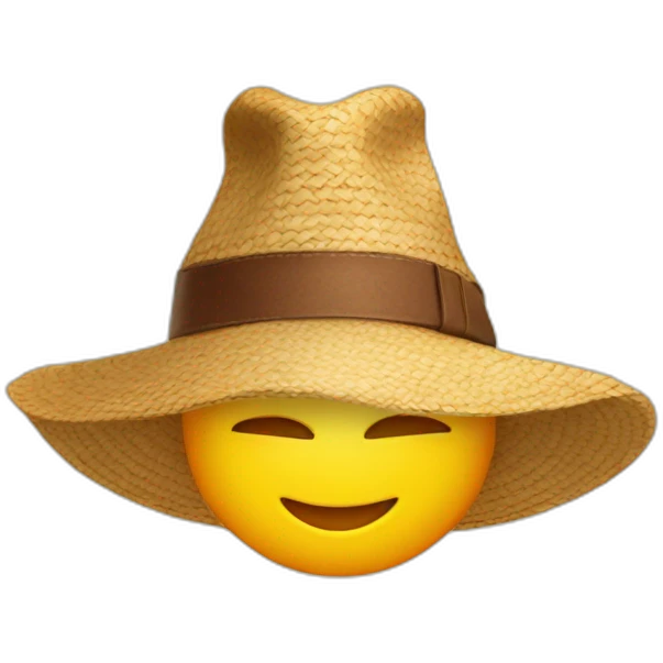 the sun in a hat emoji