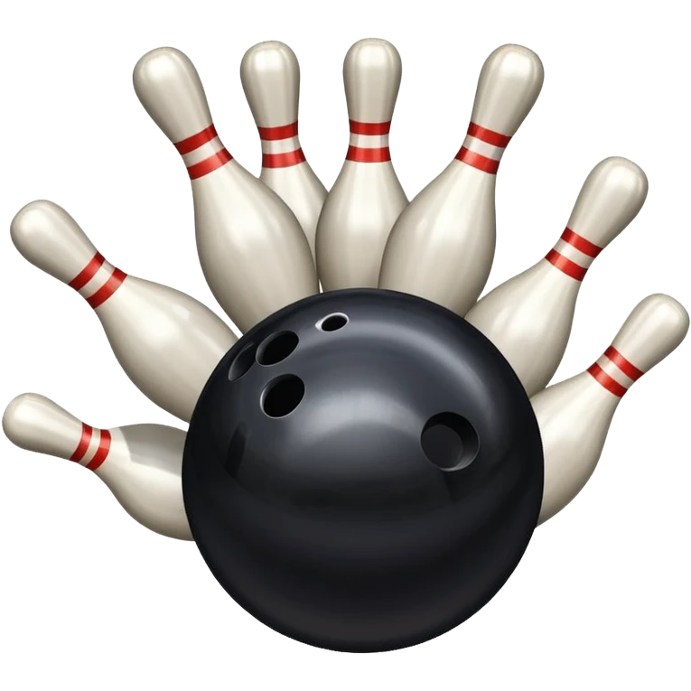 Perfect score in bowling emoji