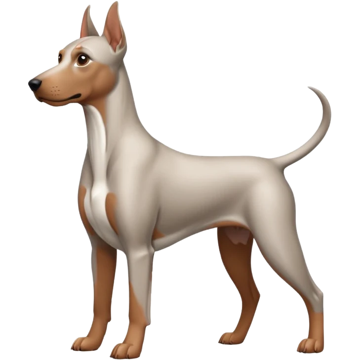 white doberman Y3 emoji