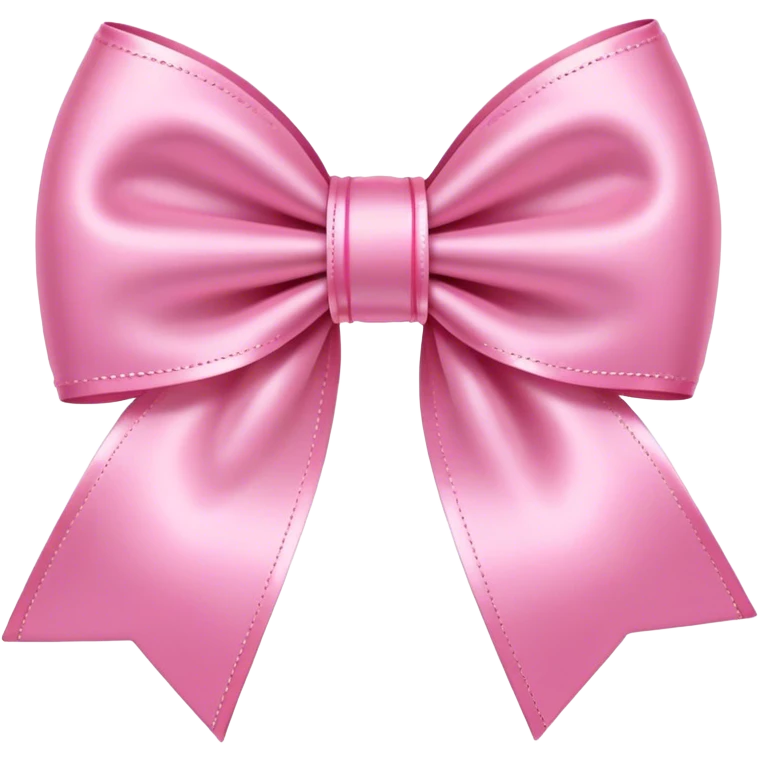 pink girly bow emoji