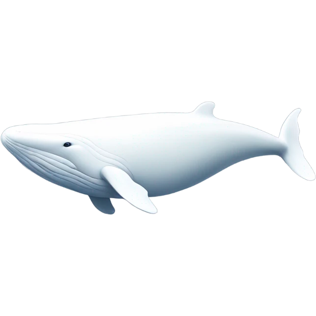 white whale , underside emoji