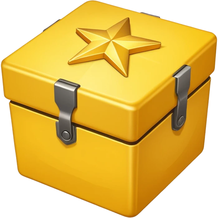 сгенерируй смайл loot box в стили классических смайлов emoji