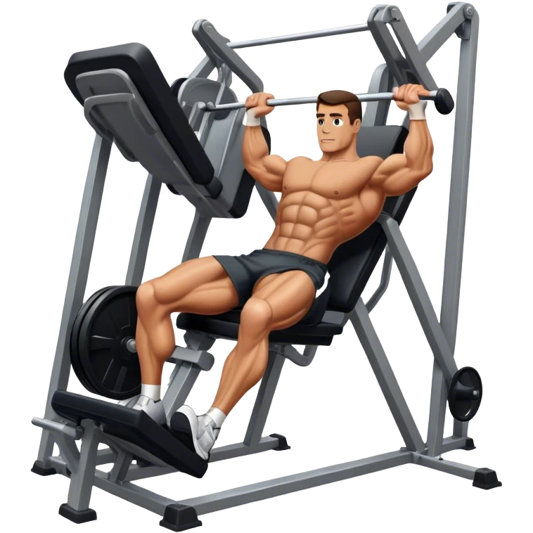 guy leg press machine emoji