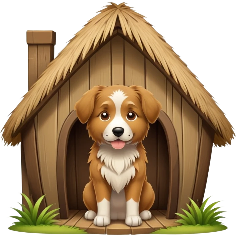 Dog with a hut emoji