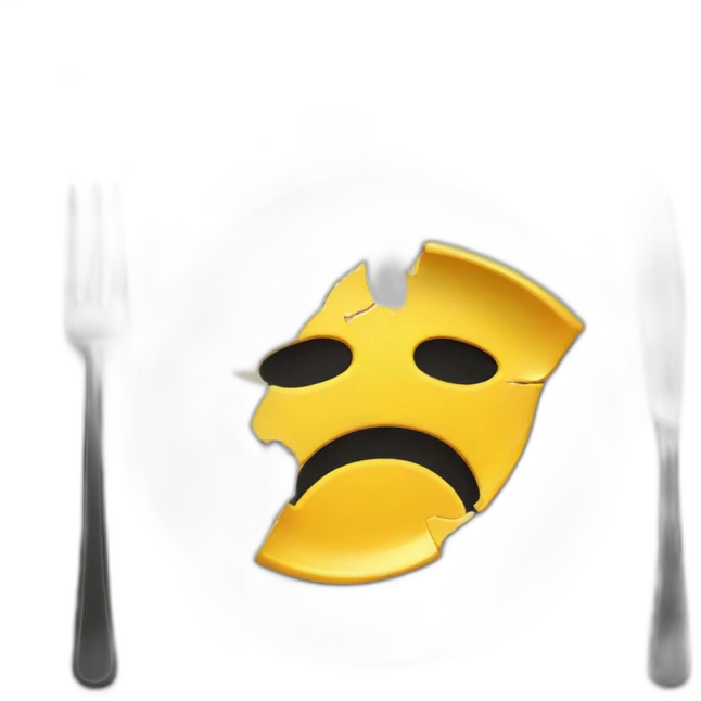 Broken plate emoji