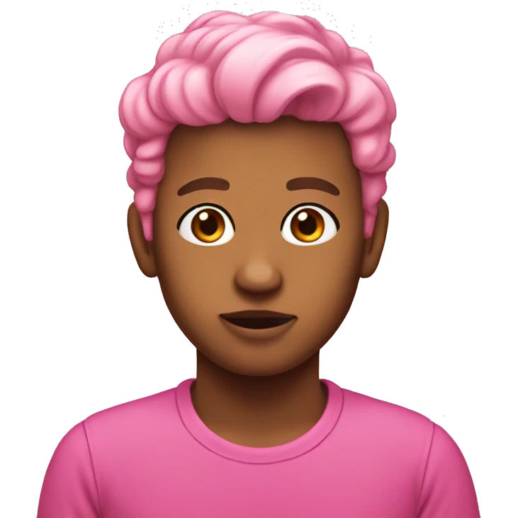 Pink pookie emoji