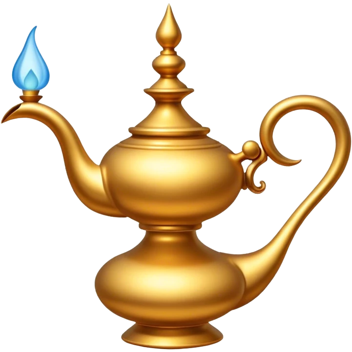 Genie lamp aladdin emoji