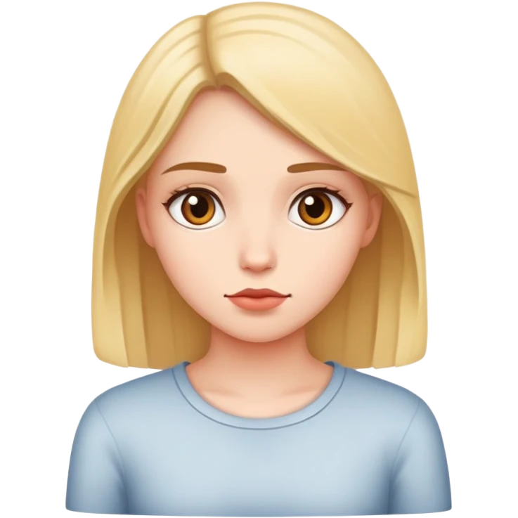 Girl waiting emoji
