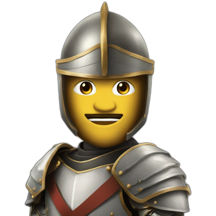 chevalier en armure emoji