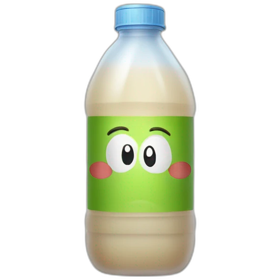 plastic bottle soup emoji