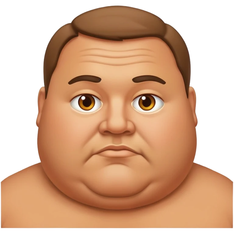 Fat man emoji