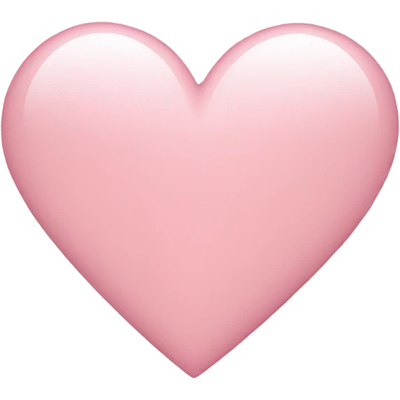 Light pink heart emoji emoji