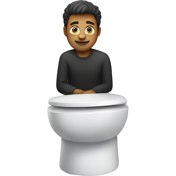 Man in a toilet  emoji