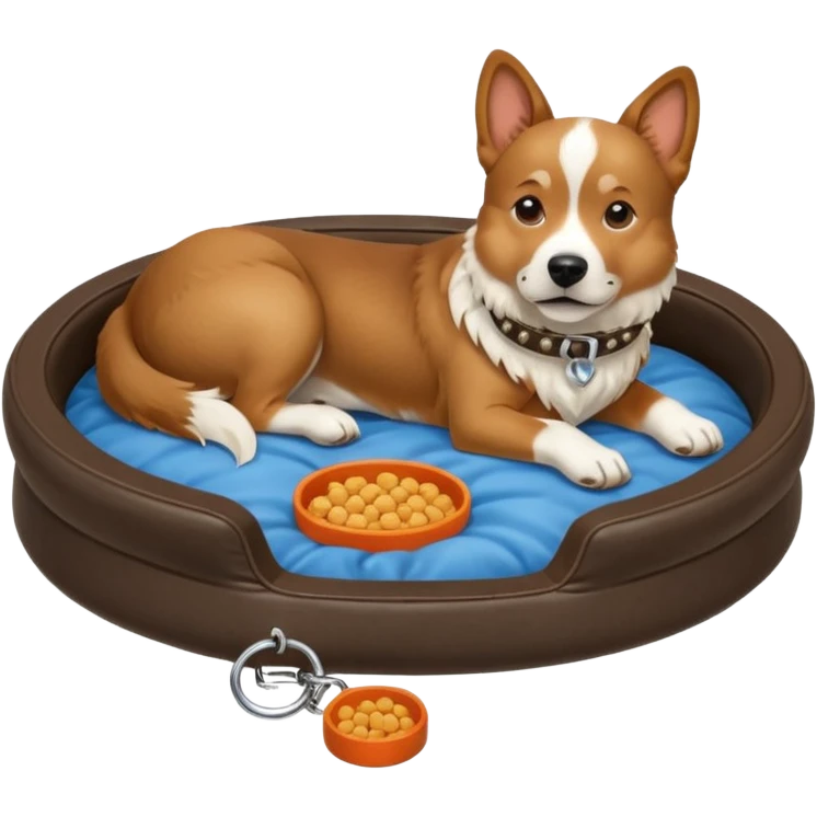 Goals:
1) Isometric view
2) Physically realistic portrayed in a way that would be expected to the average person
3) Avoid anything that could be considered offensive, even 2%

---
Now generate an image to represent a list to buy items for a new dog. emoji