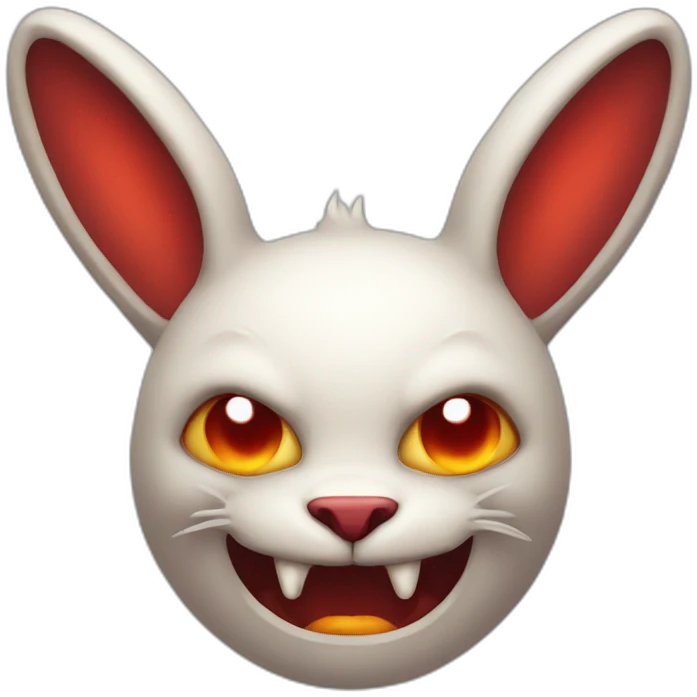 rabbit devil emoji