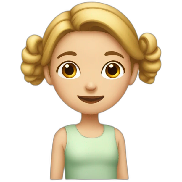 Une fille qui fait câlin à une autre fille emoji