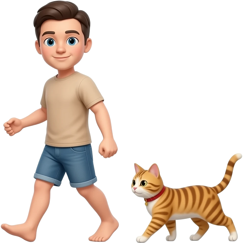 person walking cat emoji