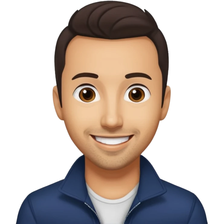 Howie Dorough from Backstreet Boys with long dark brown hair emoji