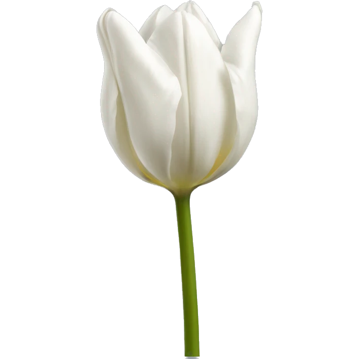 Tulipanes blancos  emoji