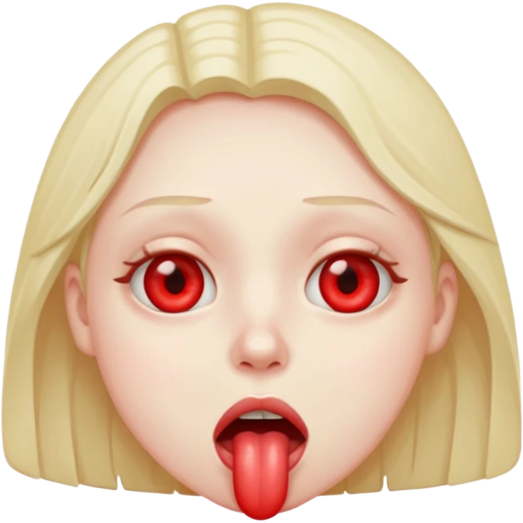 Retard drooling emoji