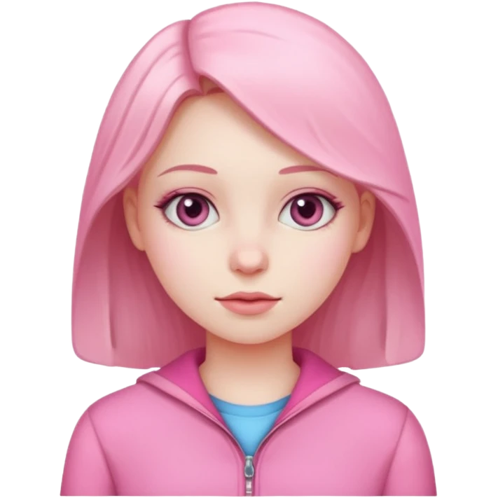Grils pink emoji