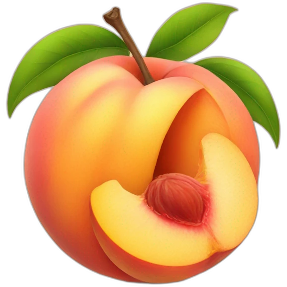 peach emoji