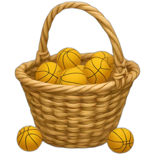 Faire du basket emoji
