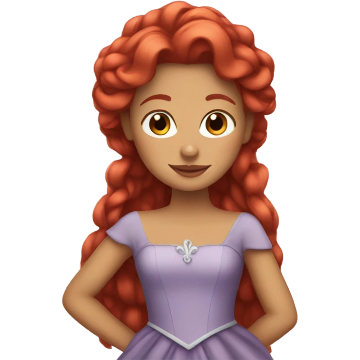 princess with red hair emoji