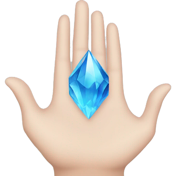Blue Crystal emoji