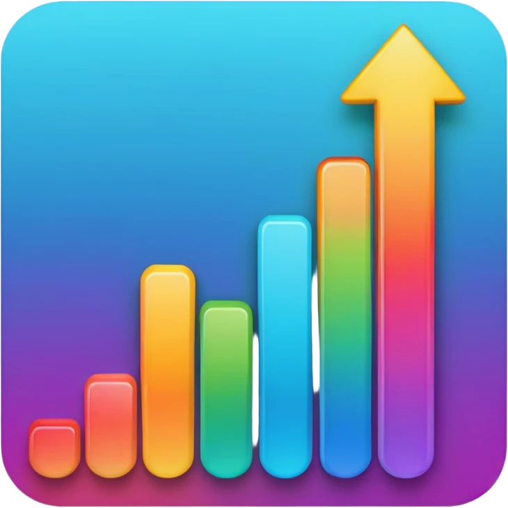 Chart going up emoji