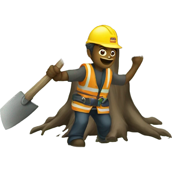 Tree removal  emoji