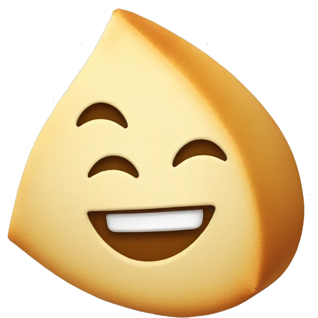 happy fortune cookie emoji
