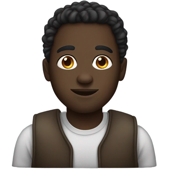 darkskin black guy emoji