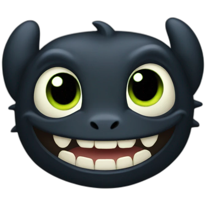 Toothless emoji