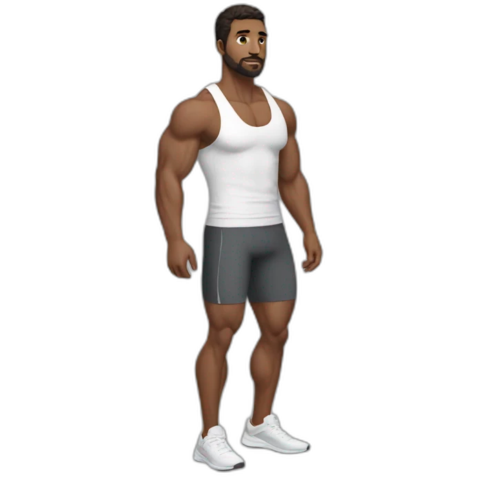 Classic workout clothes for men emoji