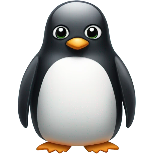 Cold penguin emoji