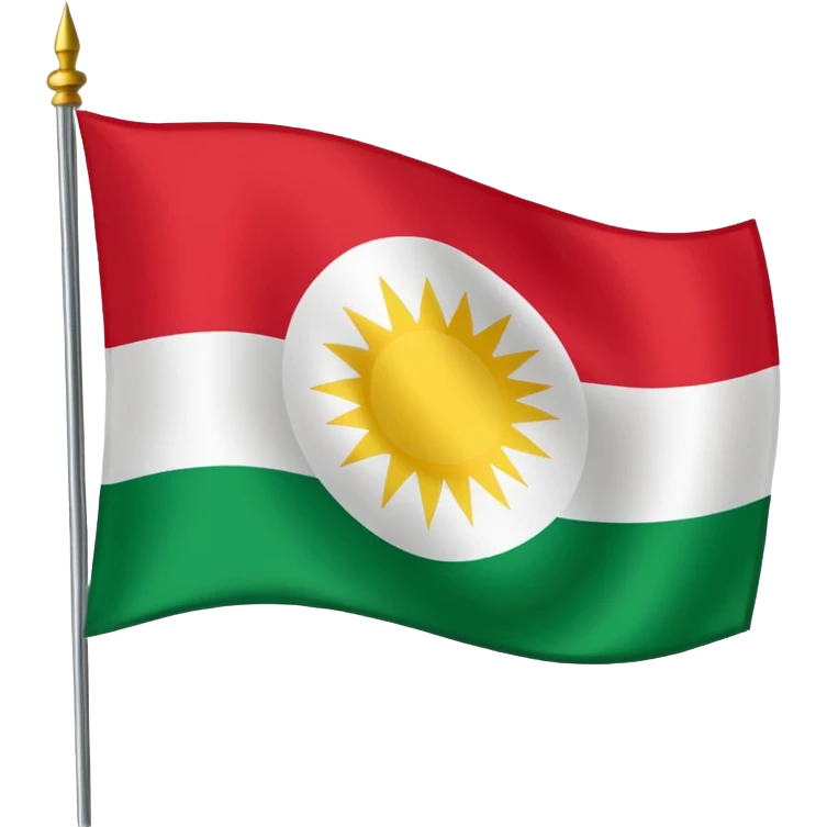 Flag of Iraqi Kurdistan emoji