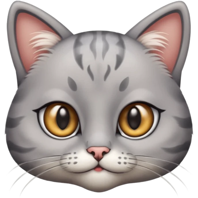 A cat witFh cute big eyes with nice eye lashes emoji
