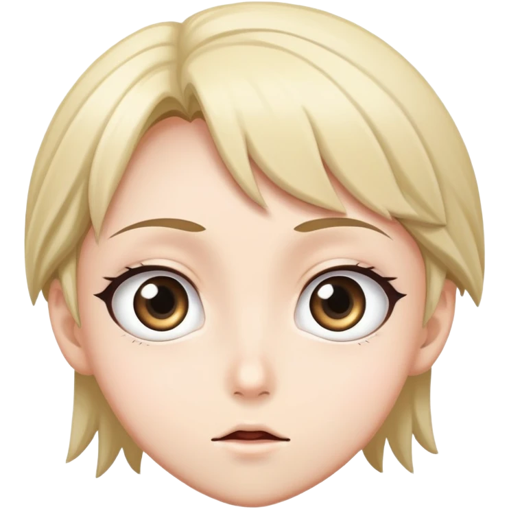 manga character with big expressive eyes emoji