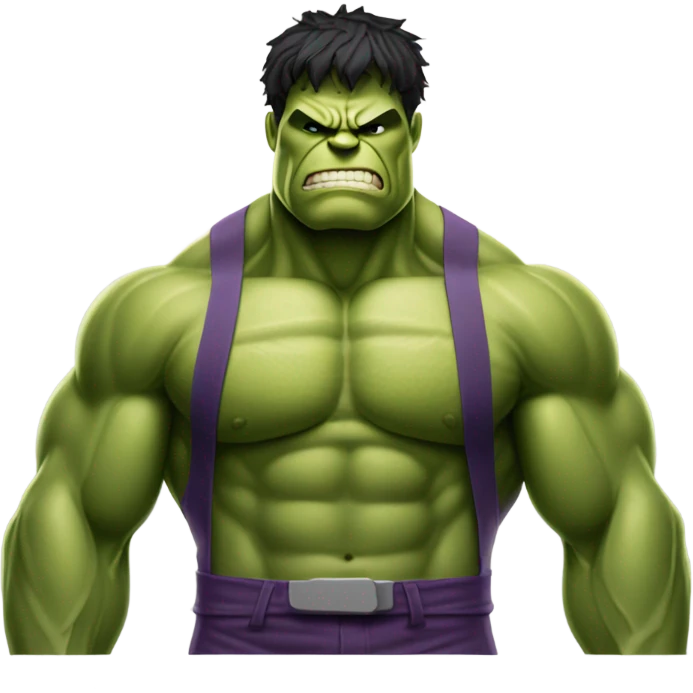 Skinny hulk  emoji
