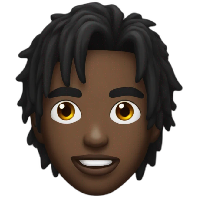 playboi carti with a vampire face emoji