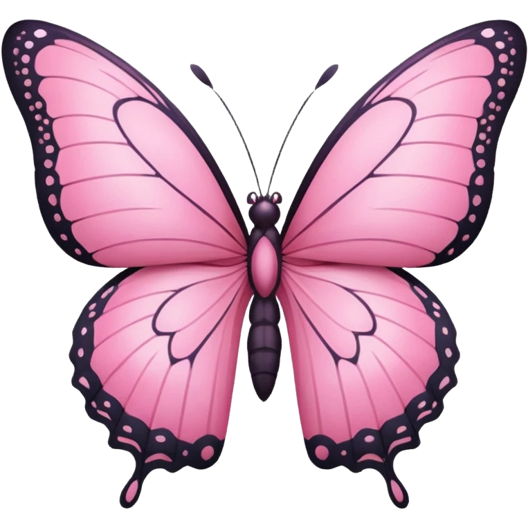 pink butterfly  emoji