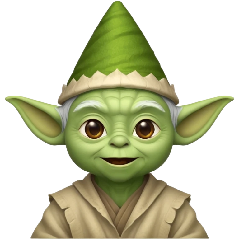 yoda with birthday hat emoji