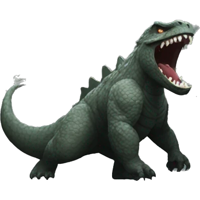 godzilla roaring emoji