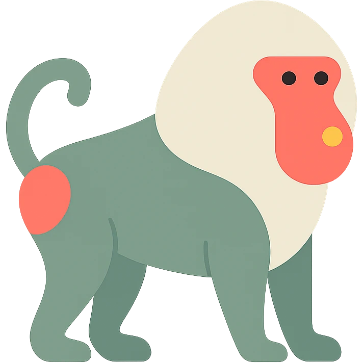 Baboon emoji