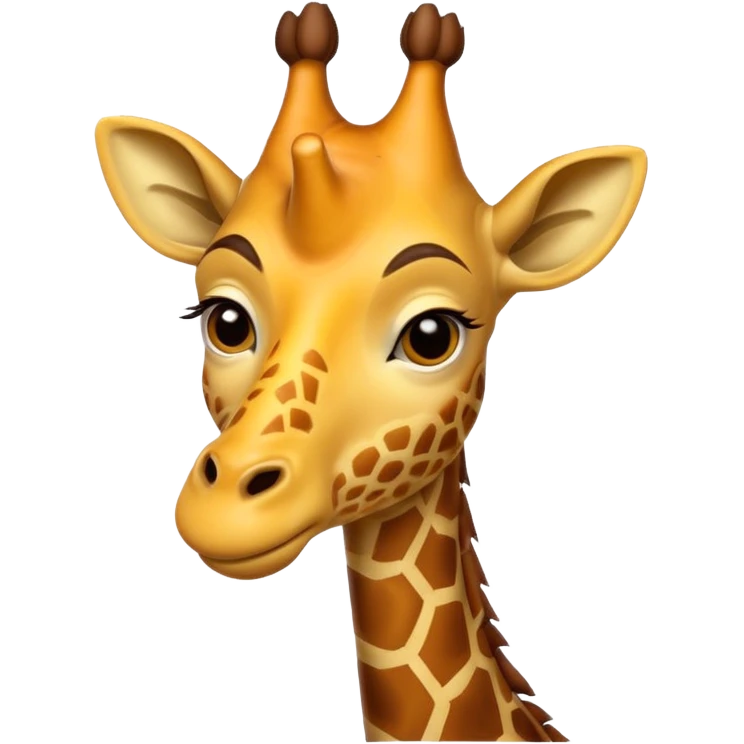 king giraffe emoji